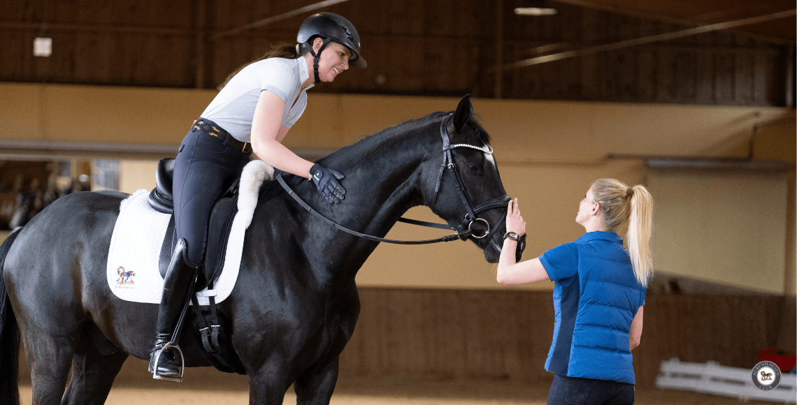 Unsicherheit beim Reiten