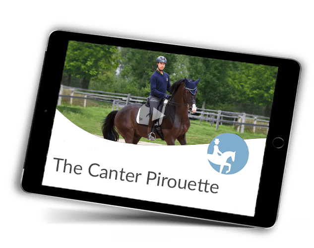 The canter pirouette