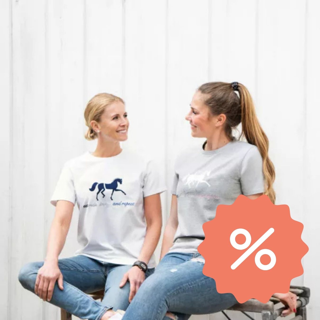 T-Shirt „Eat, ride, love and repeat“